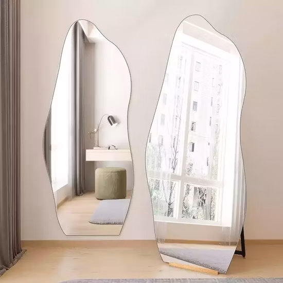 Irregular Clouds Shaped Full Body Floor Mirror