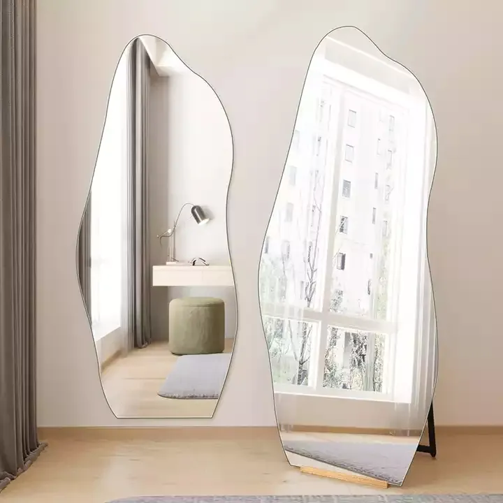 Irregular Clouds Shaped Full Body Floor Mirror