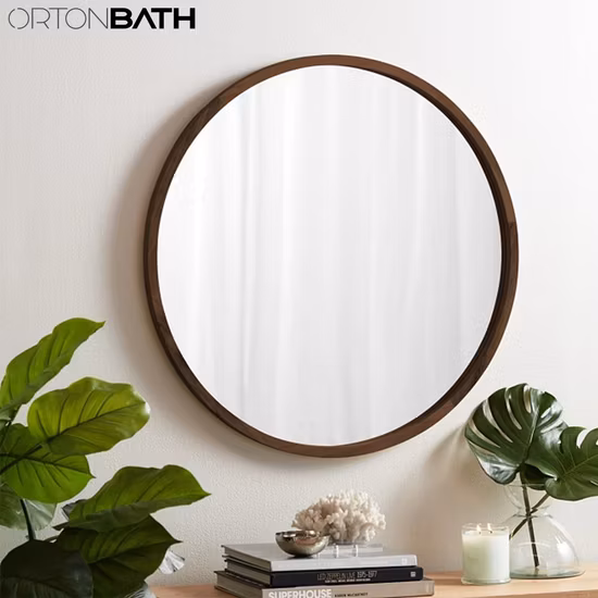 Round Decorative Wall Hanging Mirror Large Circle Frame Wall Mirror
